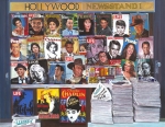Ken Keeley - Hollywood Newsstand | 3-D Collage | Signed | Size 31 x 24