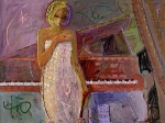 Sabzi | Woman and Piano 24x32.375